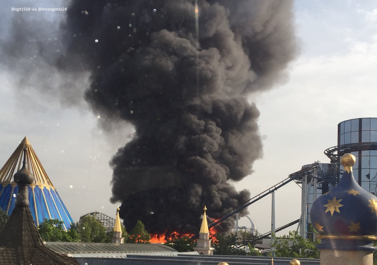 Incendio Europa Park Rust Germania Emergenza24emergenza24